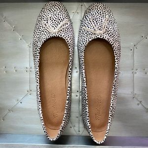 Adelle Ballet Flat in spotty calf hair